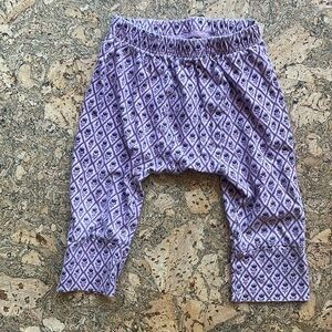 Kate Quinn 18-24m purple tulip patttern panda pant
